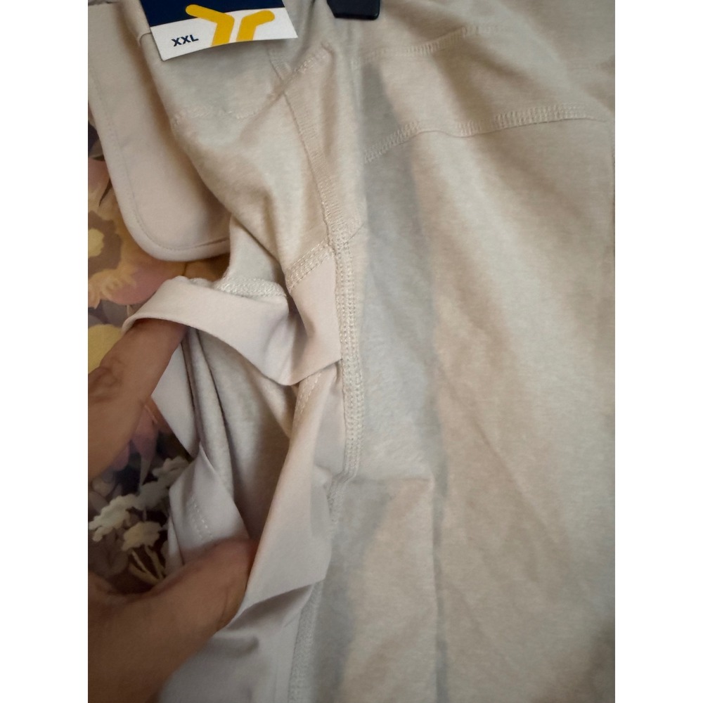 Old Navy GO-DRY PowerSoft Leggings Cargo Pockets Beige XXL‎ - Picture 10 of 10